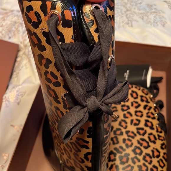 Like new Coach cheetah rain boots - Picture 6 of 6